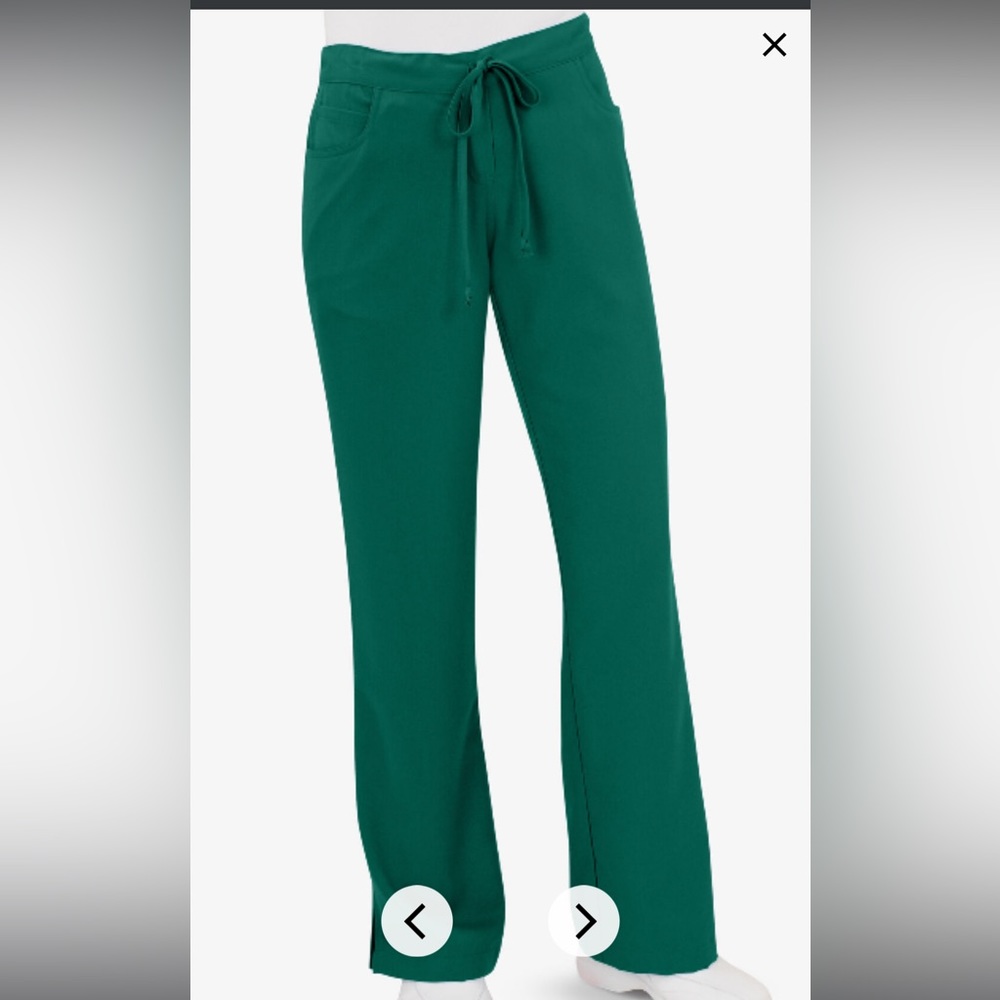 Grey’s Anatomy hunter green scrub pants, size small